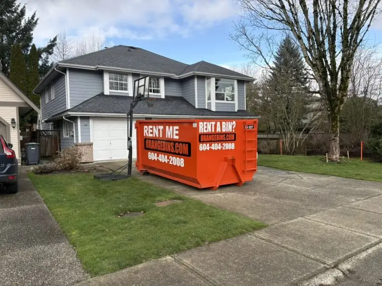 bin in driveway